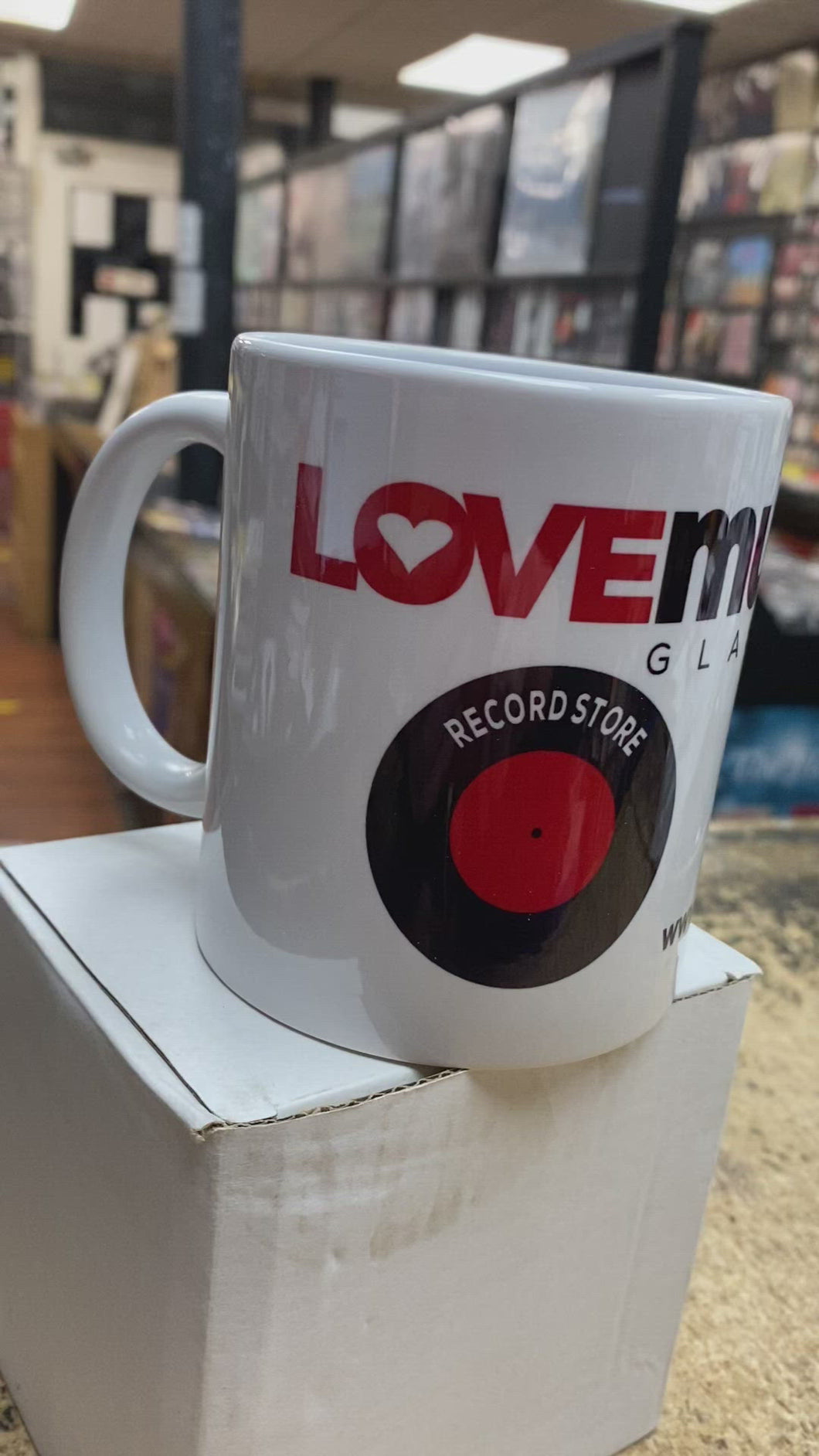 LOVE music COFFEE MUG : New design