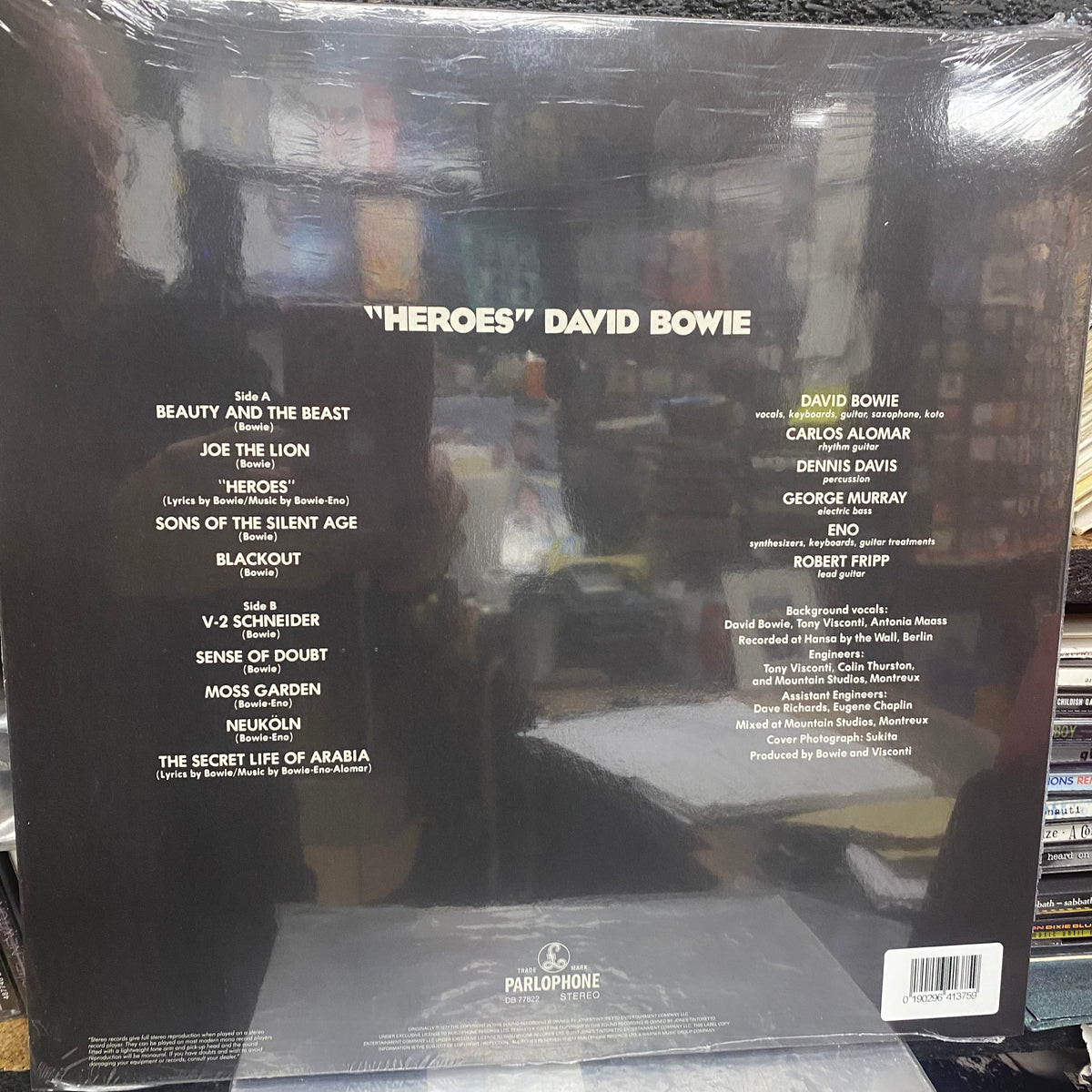 DAVID BOWIE - HEROES : CLEAR VINYL LP (2022) – Love Music - Glasgow