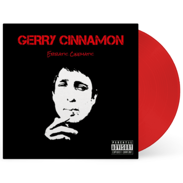 GERRY CINNAMON - ERRATIC CINEMATIC - RED VINYL LP (2019) Ltd Edition Red Vinyl LP