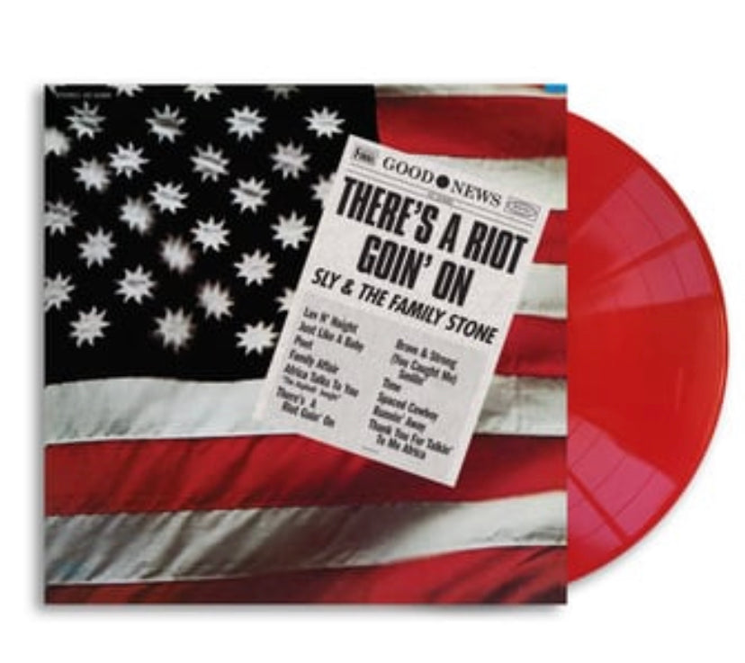 SLY + The FAMILY STONE - THERE’S A RIOT GOIN’ ON (2021) NEW RED VINYL LP.  50th ANNIVERSARY EDITION