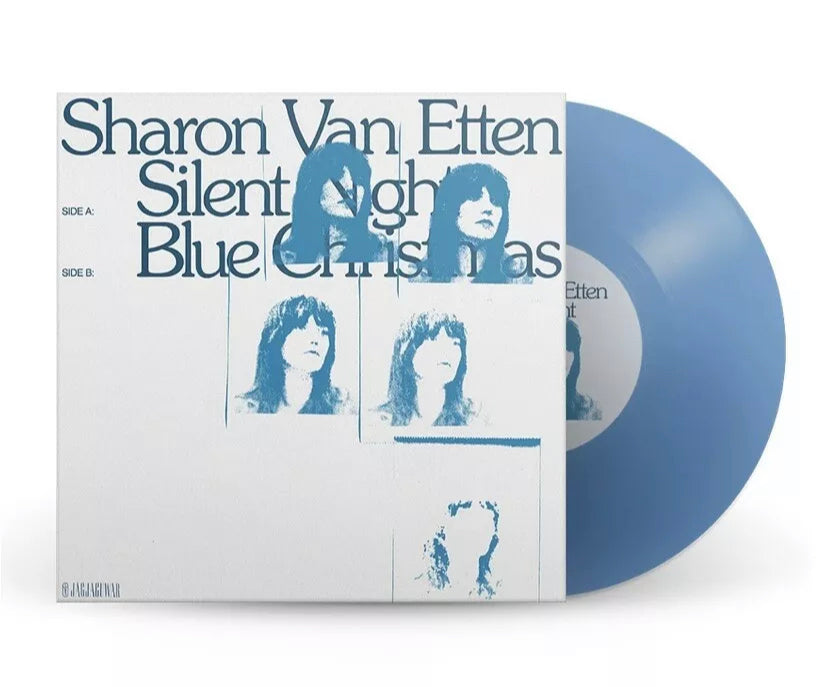 SHARON VAN ETTEN - Silent Night + Blue Christmas (2021) New 7” Blue Vinyl