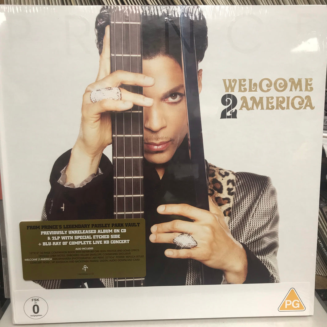 PRINCE - Welcome 2 America (2021) DELUXE BOX SET EDITION : 2 LPs + CD + Blu Ray
