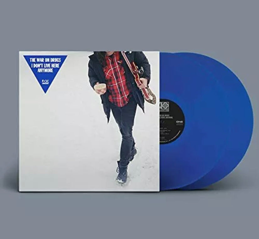 WAR ON DRUGS - I DON’T LIVE HERE ANYMORE (2021) NEW BLUE VINYL DOUBLE LP.