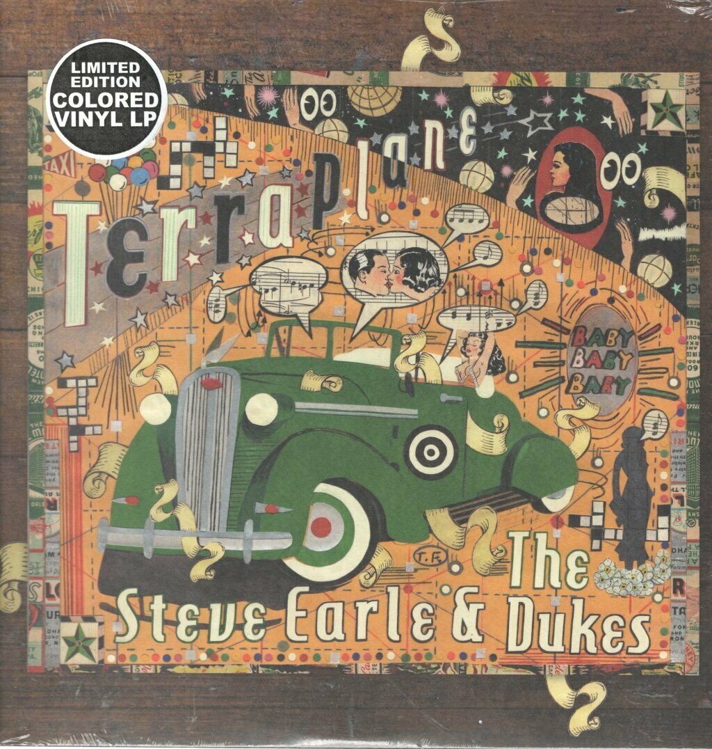 STEVE EARLE & THE DUKES Terraplane(2021) New Sealed Coloured Vinyl Re-issued LP