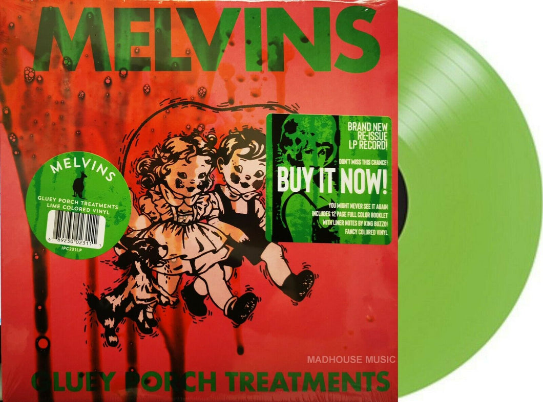 THE MELVINS - Gluey Porch Treatments (2021) New Limited Lime Coloured VINYL LP