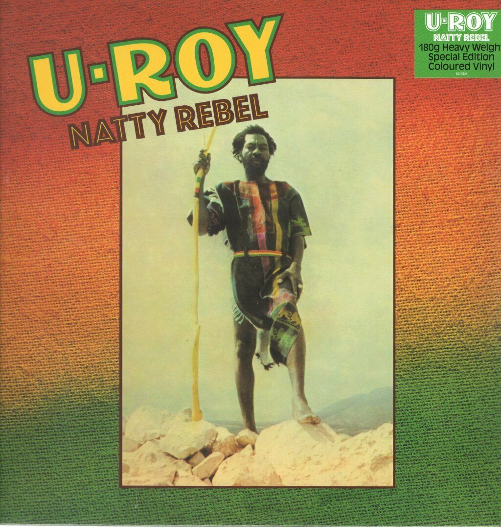 U-ROY - Natty Rebel LP (2021) New Sealed 180gm Limited Edition Coloured Vinyl LP